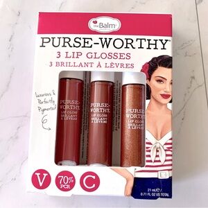 The Balm thebalm Purse-Worthy Lip Gloss Set Full Size 3x7 ml